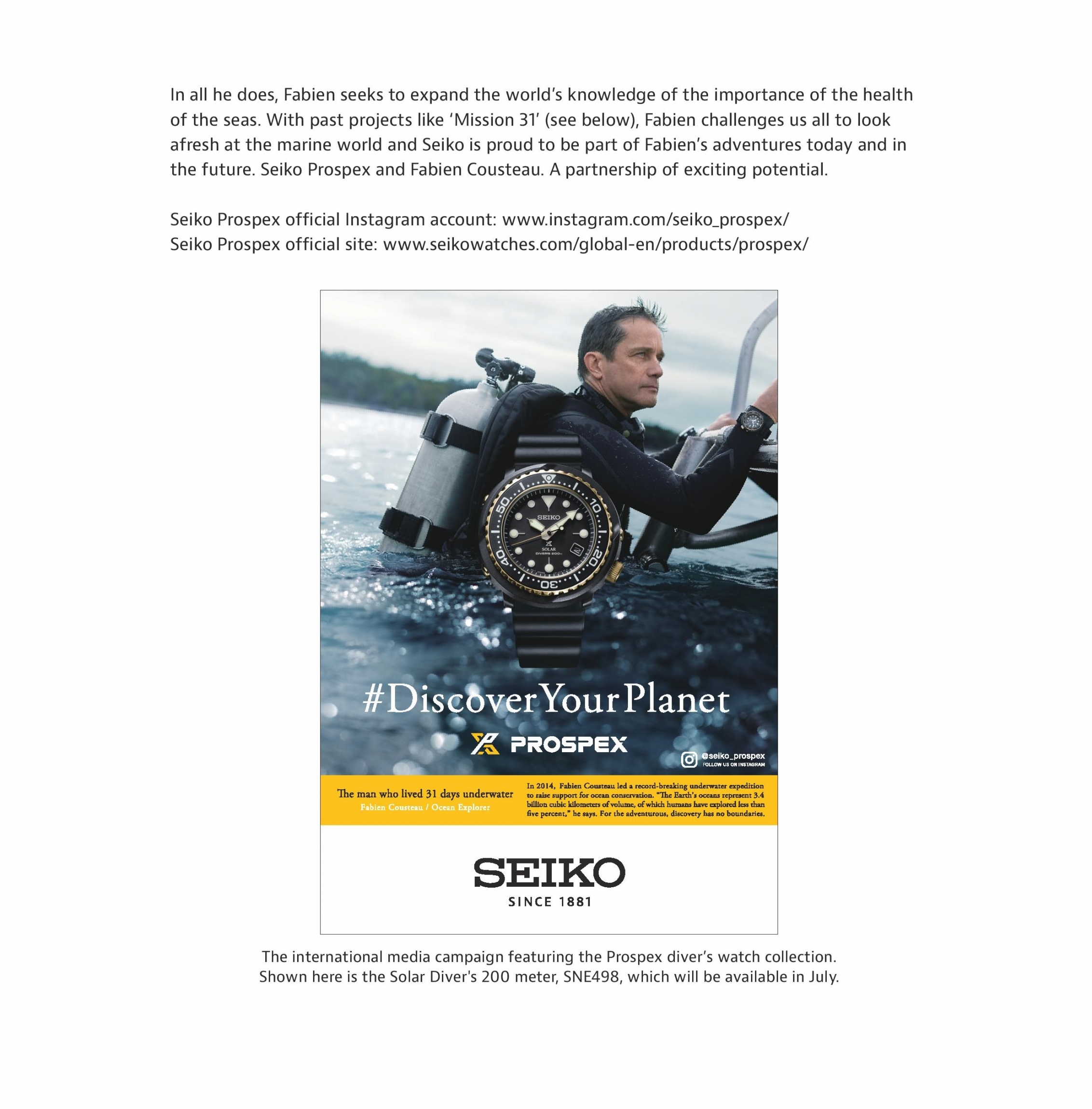 seiko fabien cousteau